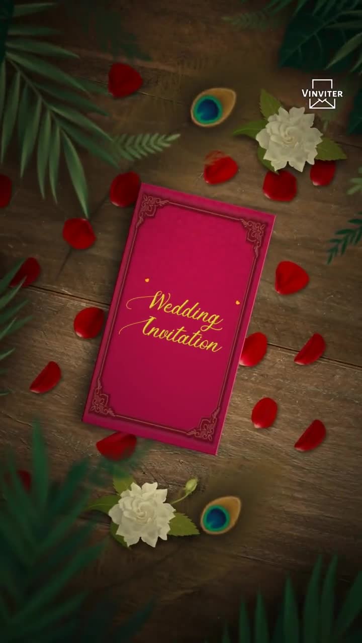 Wedding in 3d card_1436