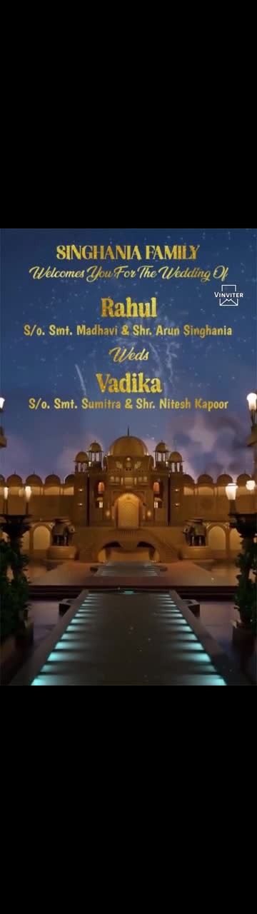 Wedding Invitation Walking Caricature