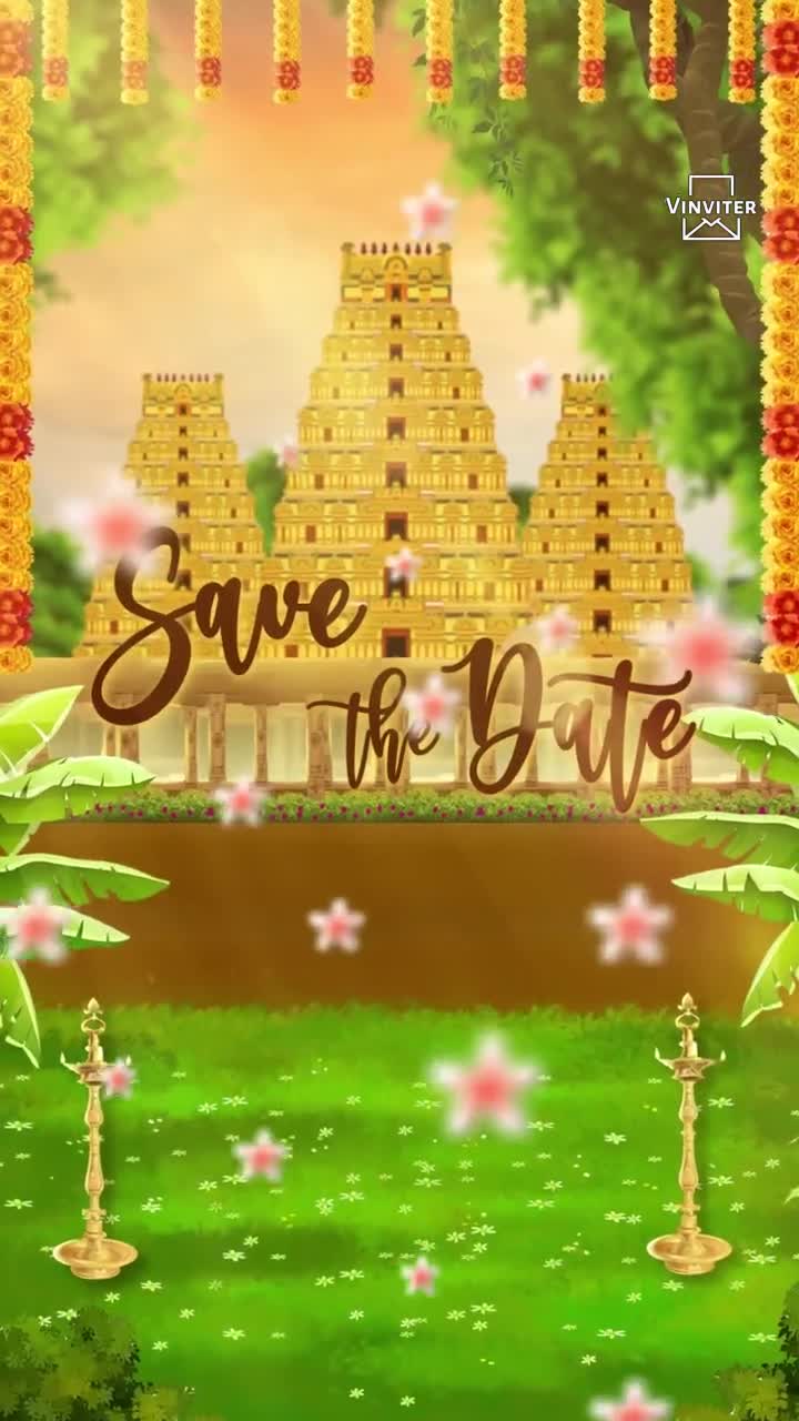 South Indian Save the Date