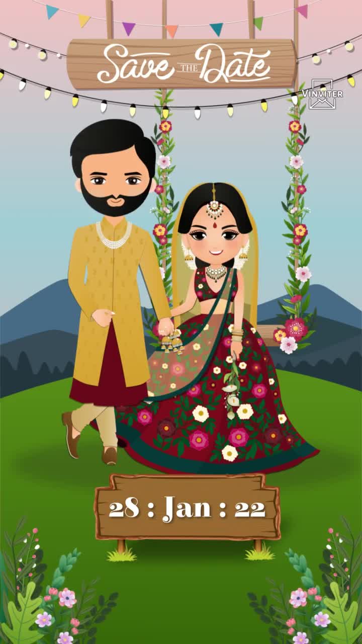 Wedding invitation with 3 events_1260