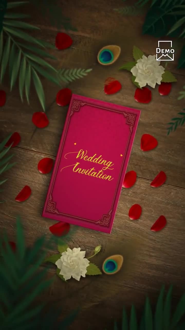 Wedding in 3d card_1436