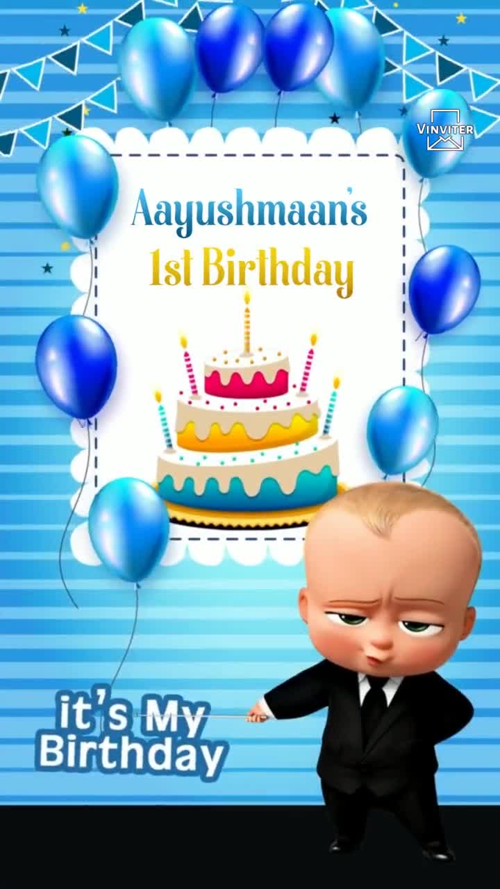 Boss Baby birthday theme
