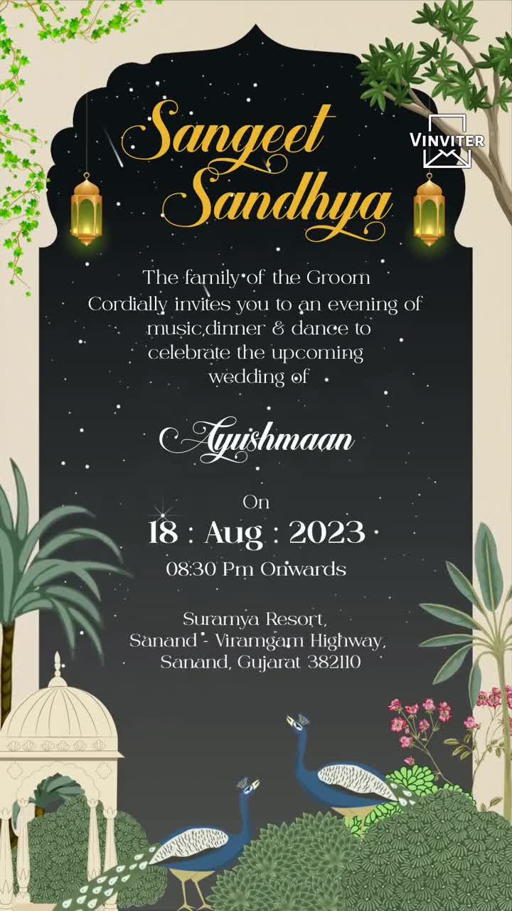 Sangeet For Bride/Groom