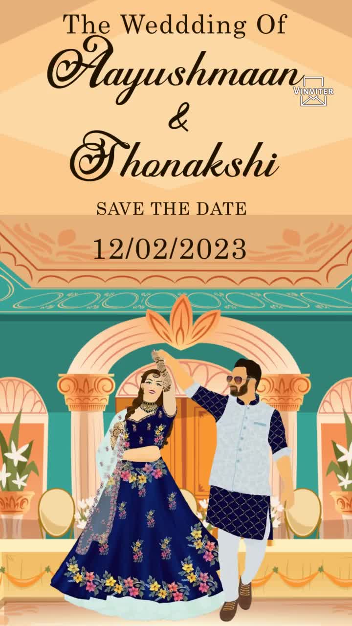 Save the Date Caricature