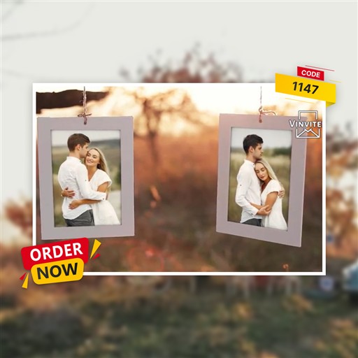 Save the Date Album invitation frame 5