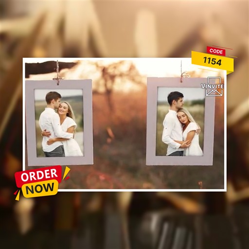 Album invitation frame 5