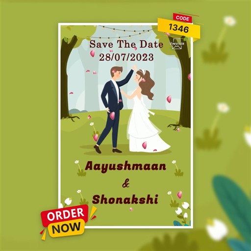 Save The Date invitation frame 5