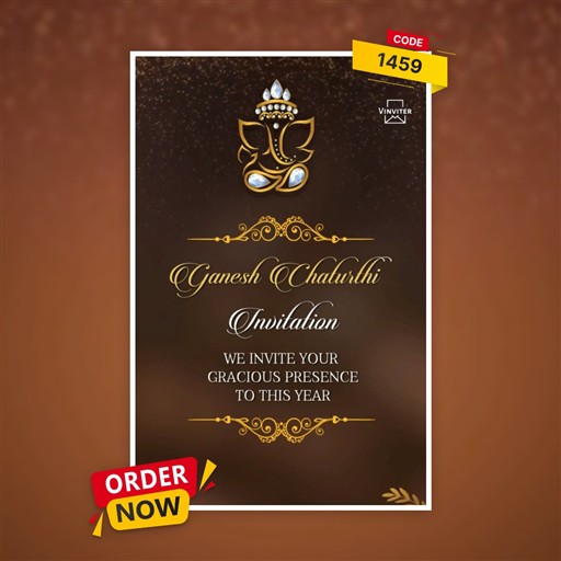 Ganesh Chaturthi Invitation invitation frame 5