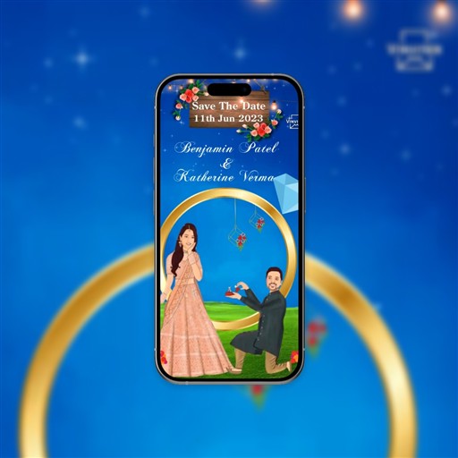 Save The Date Caricature